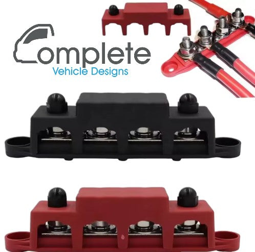 4 Post Power Distribution Block – 250A 48V Busbar