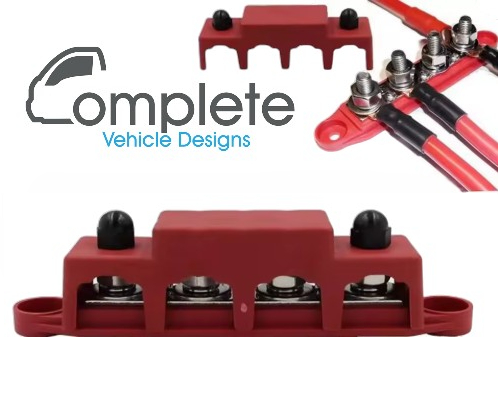 4 Post Power Distribution Block – 250A 48V Busbar