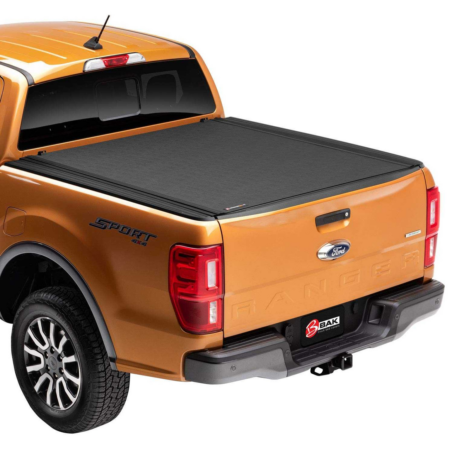 BAK Revolver X4TS Hard Rolling Truck Bed Tonneau Cover w/ T-Slot Rails